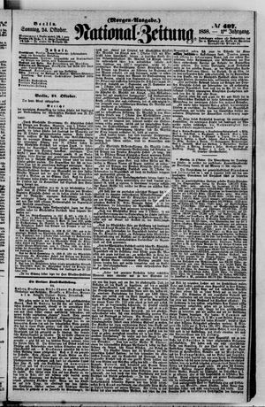 Nationalzeitung vom 24.10.1858