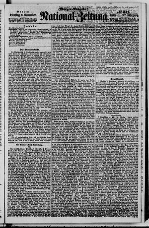Nationalzeitung on Nov 2, 1858