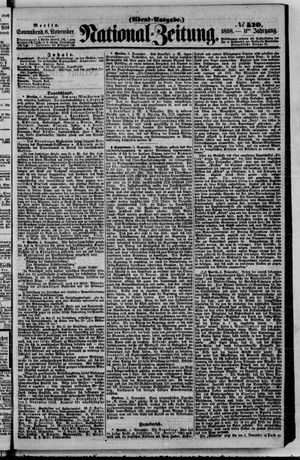 Nationalzeitung vom 06.11.1858