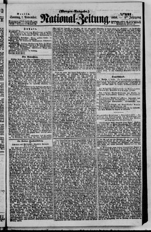 Nationalzeitung on Nov 7, 1858