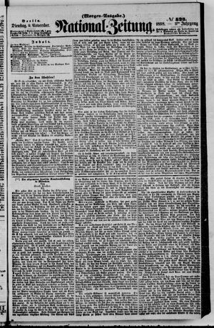 Nationalzeitung vom 09.11.1858