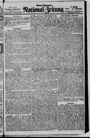Nationalzeitung on Nov 9, 1858