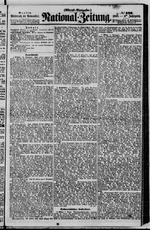 Nationalzeitung on Nov 10, 1858