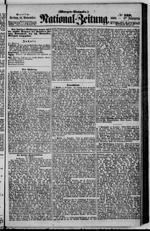 Nationalzeitung vom 12.11.1858