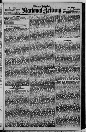Nationalzeitung vom 18.11.1858