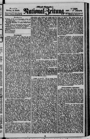 Nationalzeitung vom 26.11.1858