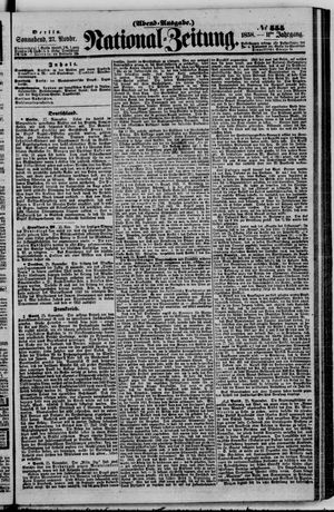 National-Zeitung vom 27.11.1858