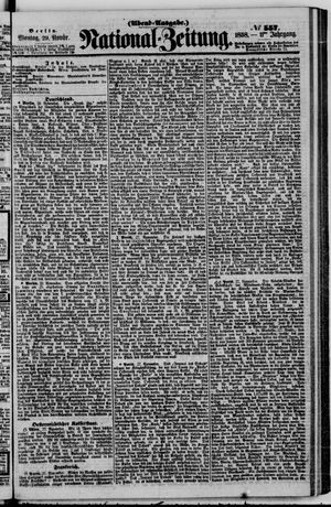 Nationalzeitung vom 29.11.1858