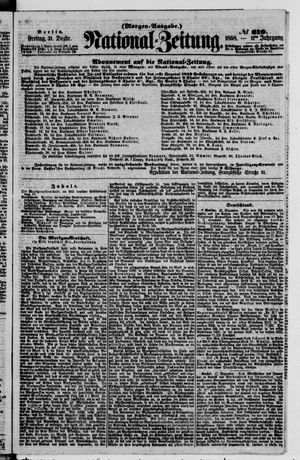 Nationalzeitung on Dec 31, 1858