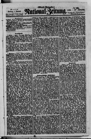 National-Zeitung vom 07.01.1859
