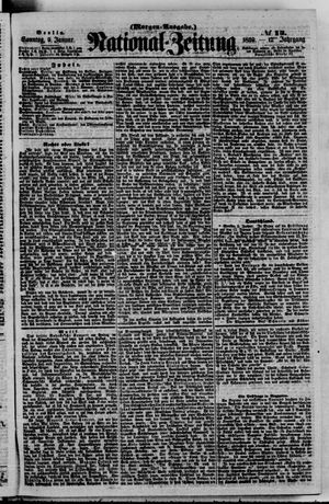 Nationalzeitung vom 09.01.1859