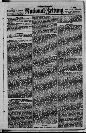 Nationalzeitung on Jan 13, 1859