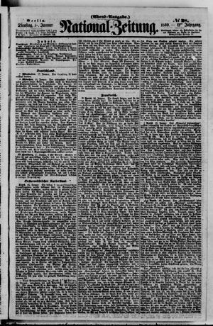 Nationalzeitung vom 18.01.1859