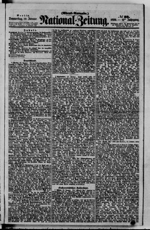 Nationalzeitung vom 20.01.1859