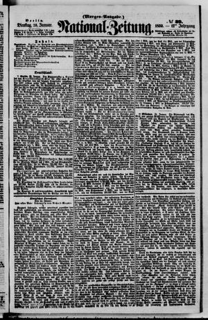Nationalzeitung vom 25.01.1859