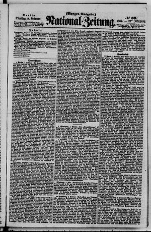 Nationalzeitung vom 08.02.1859
