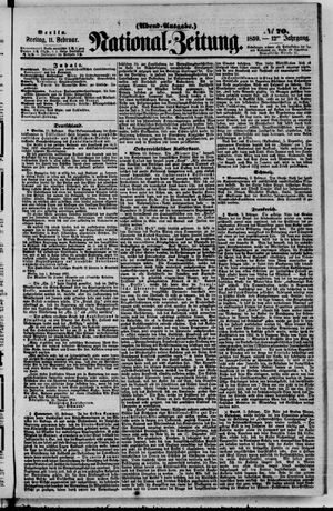 Nationalzeitung vom 11.02.1859