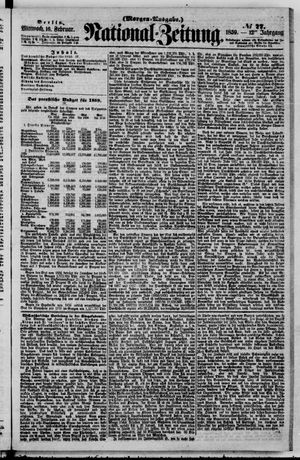 Nationalzeitung vom 16.02.1859