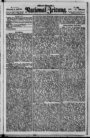 Nationalzeitung vom 16.02.1859