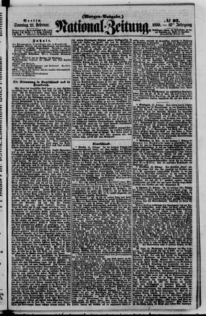 Nationalzeitung vom 27.02.1859