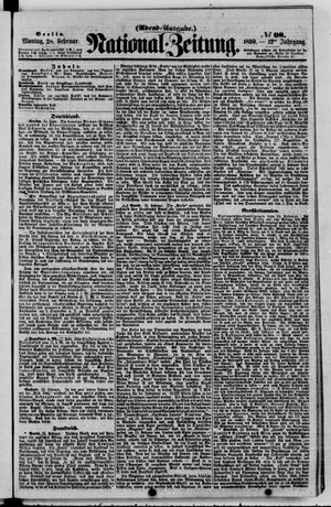 Nationalzeitung vom 28.02.1859