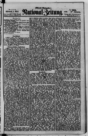 Nationalzeitung vom 02.03.1859