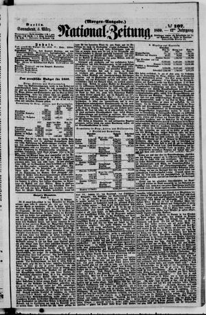 Nationalzeitung vom 05.03.1859