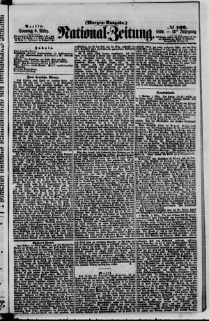 Nationalzeitung vom 06.03.1859
