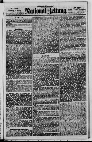 Nationalzeitung vom 07.03.1859