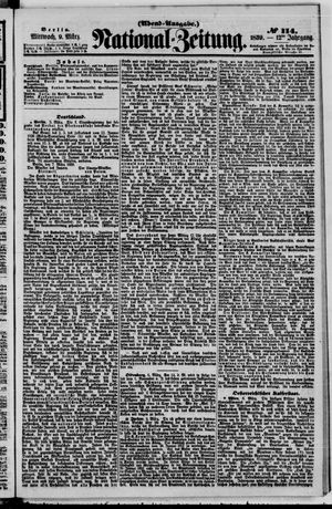Nationalzeitung vom 09.03.1859