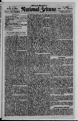 Nationalzeitung vom 25.03.1859