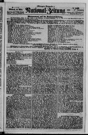 Nationalzeitung vom 30.03.1859