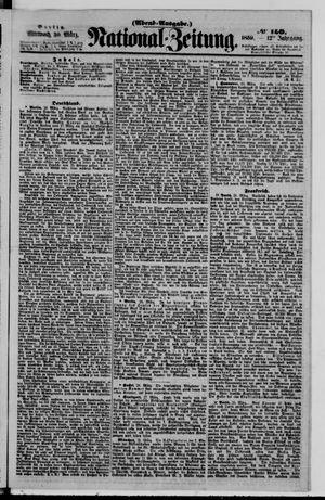 Nationalzeitung vom 30.03.1859