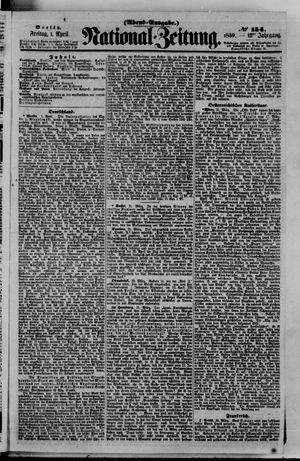 Nationalzeitung vom 01.04.1859