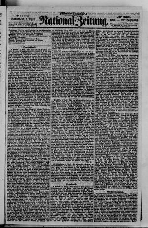 Nationalzeitung vom 02.04.1859