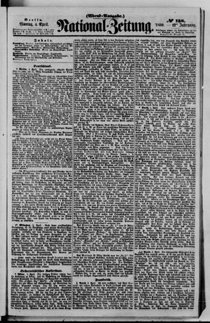 Nationalzeitung vom 04.04.1859