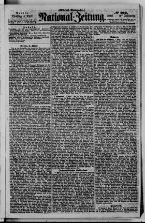Nationalzeitung vom 05.04.1859