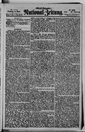 Nationalzeitung vom 12.04.1859
