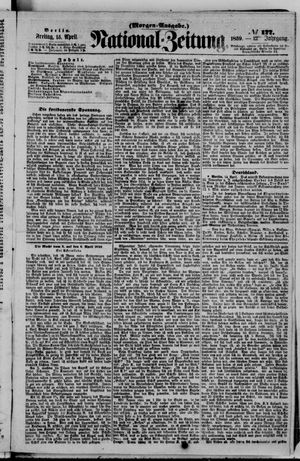 Nationalzeitung vom 15.04.1859
