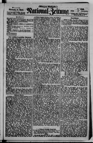Nationalzeitung vom 27.04.1859