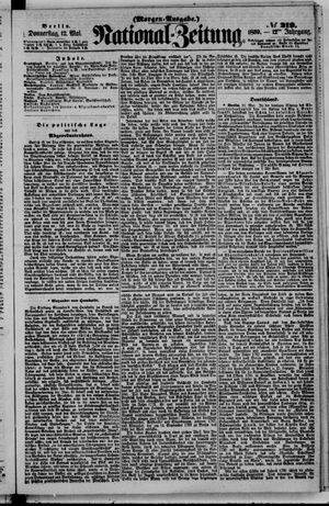 Nationalzeitung vom 12.05.1859