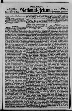 Nationalzeitung vom 16.05.1859