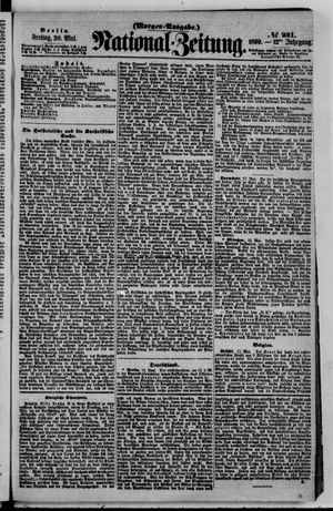 Nationalzeitung vom 20.05.1859