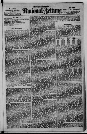 Nationalzeitung vom 26.05.1859