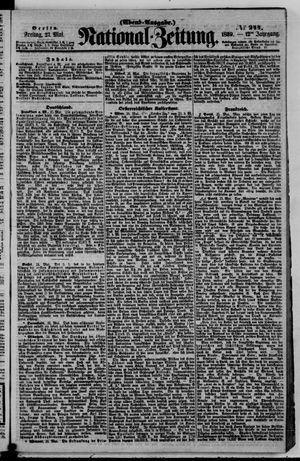 Nationalzeitung vom 27.05.1859