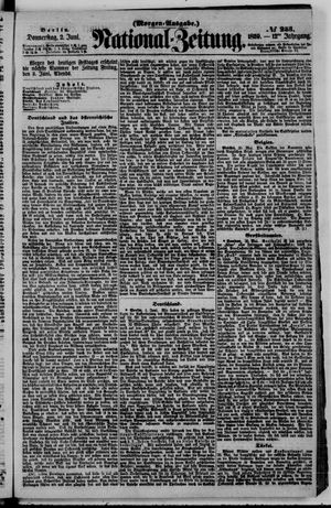 Nationalzeitung vom 02.06.1859