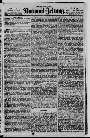 Nationalzeitung vom 14.06.1859