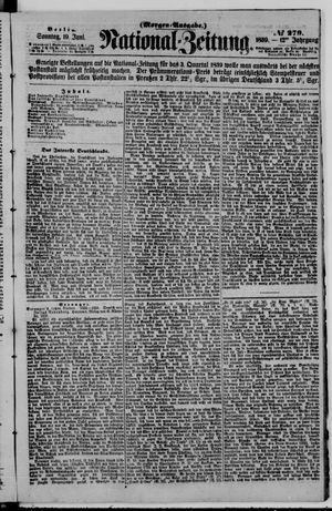 Nationalzeitung vom 19.06.1859