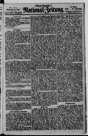 Nationalzeitung vom 22.06.1859
