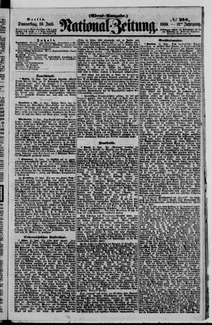 Nationalzeitung vom 23.06.1859